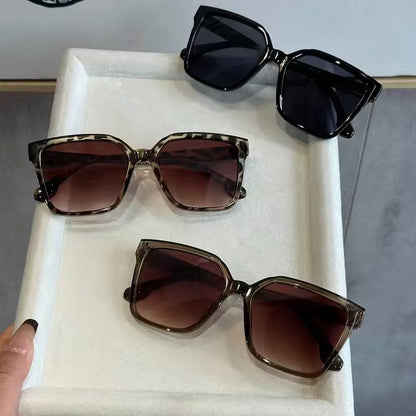 Oversized Rectangle Sunglasses Set for Women with UV Protection
