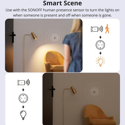 SONOFF S60TPG Smart WiFi Socket with Voice Control Energy Monitoring and Timer