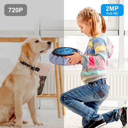 S20 Smart WiFi Security Camera with HD Two Way Audio Night Vision Motion Detection