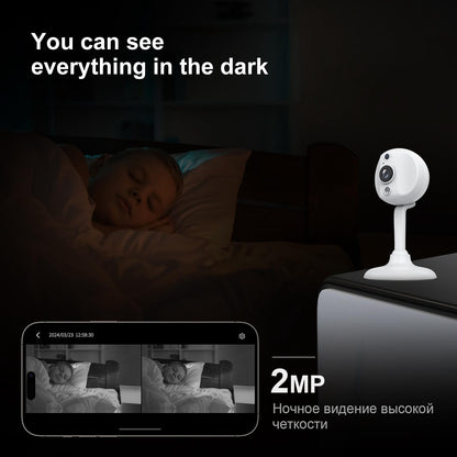 S20 Smart WiFi Security Camera with HD Two Way Audio Night Vision Motion Detection