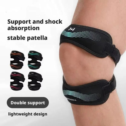Adjustable Double Patellar Band Knee Support Strap