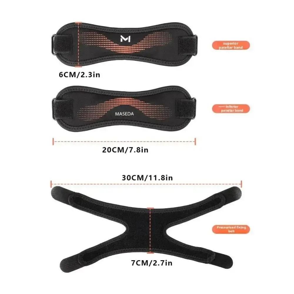 Adjustable Double Patellar Band Knee Support Strap