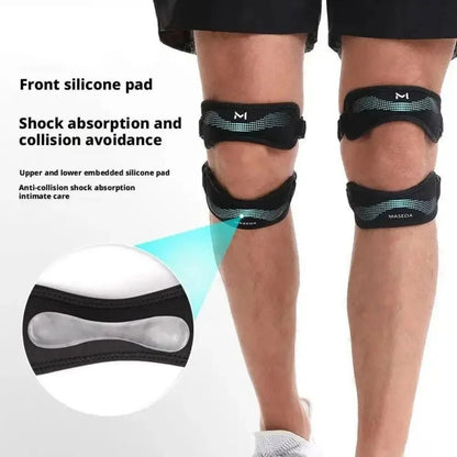 Adjustable Double Patellar Band Knee Support Strap