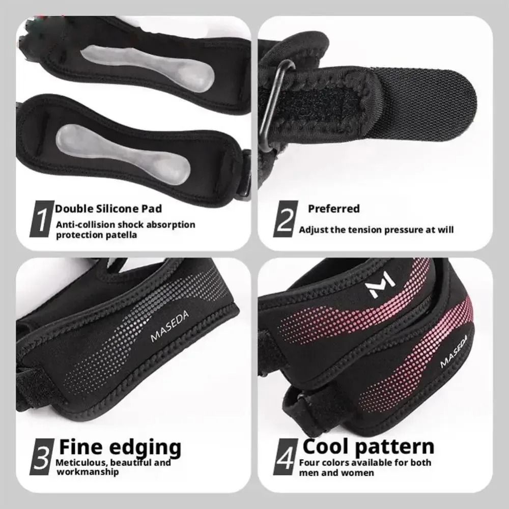Adjustable Double Patellar Band Knee Support Strap
