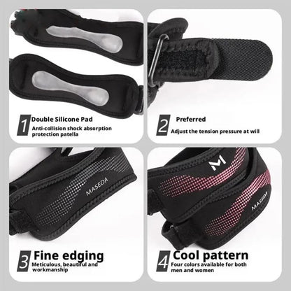 Adjustable Double Patellar Band Knee Support Strap