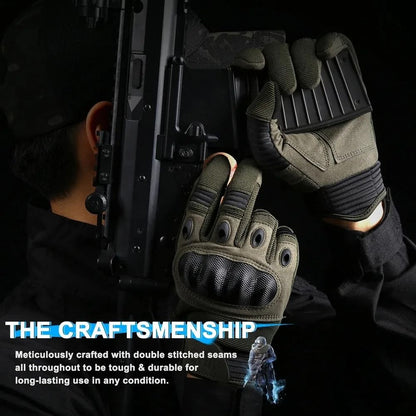 Full Finger Anti-Skid Touch Screen Tactical Combat Gloves