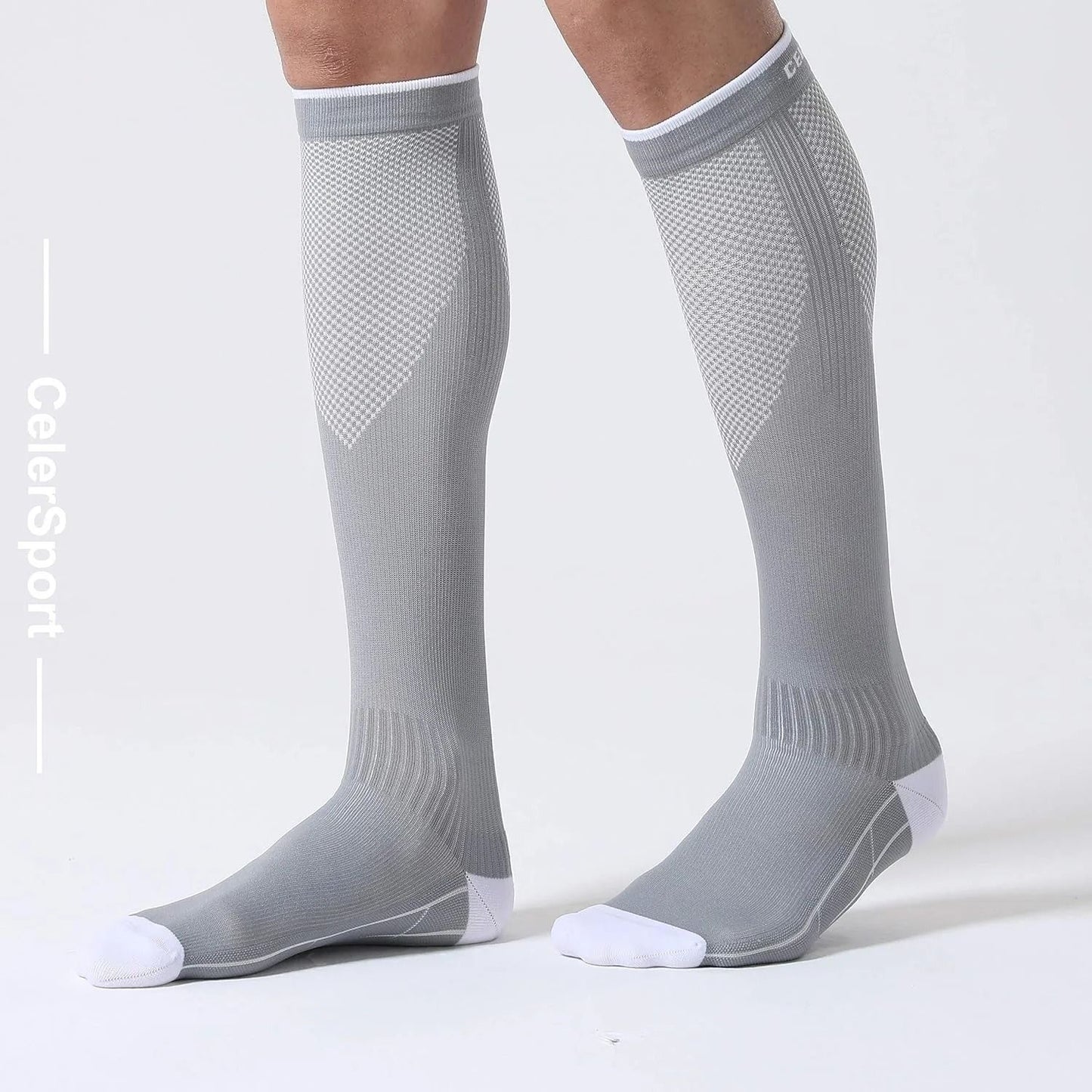 20 to 30 mmHg Compression Socks for Running and Leg Support