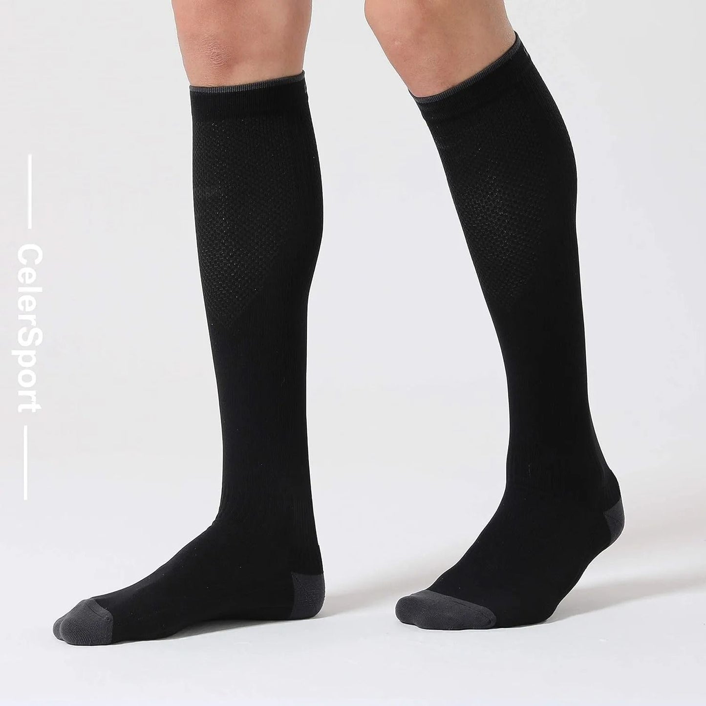 20 to 30 mmHg Compression Socks for Running and Leg Support