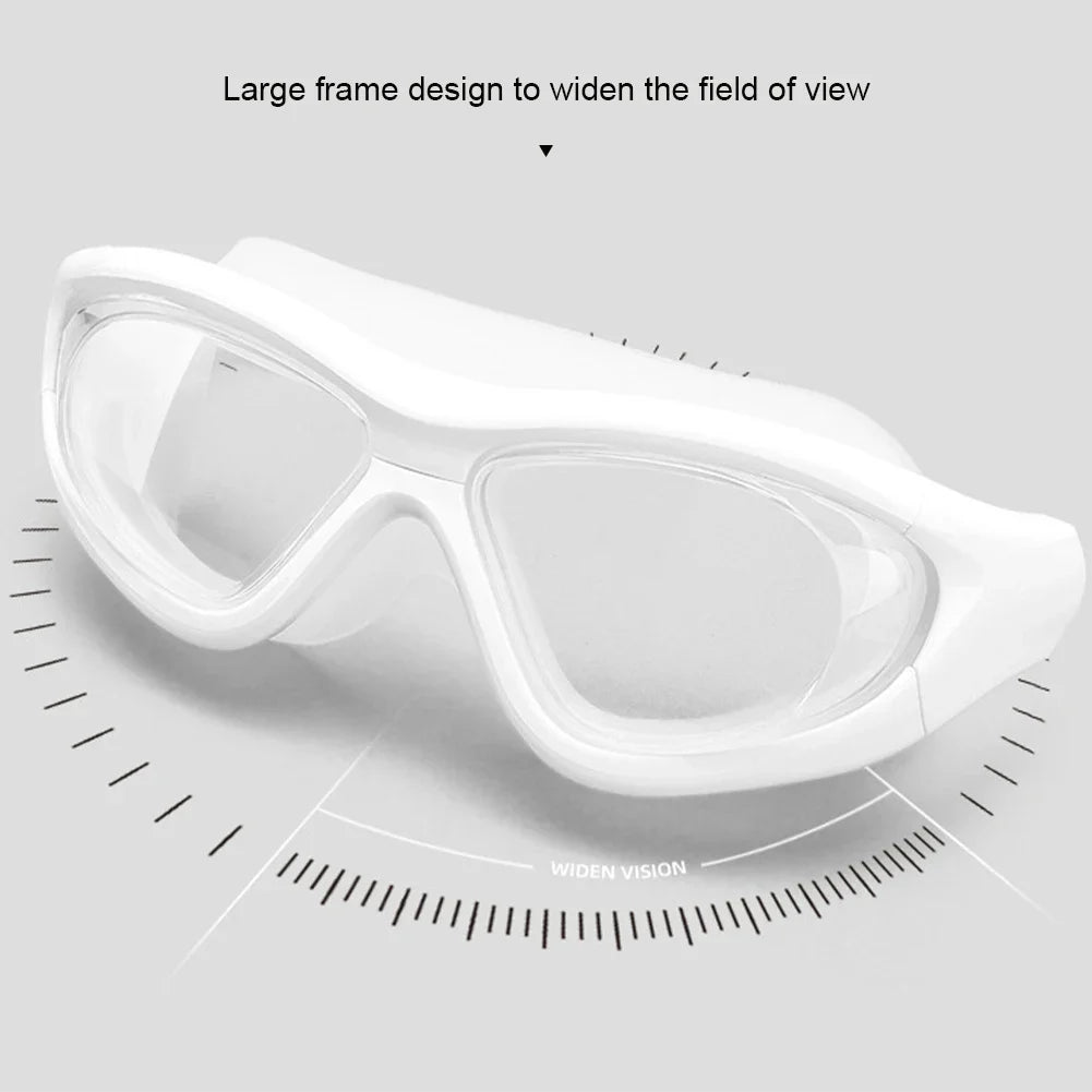 HD Anti Fog Swimming Goggles for Adults Soft Silicone Waterproof Swim Glasses