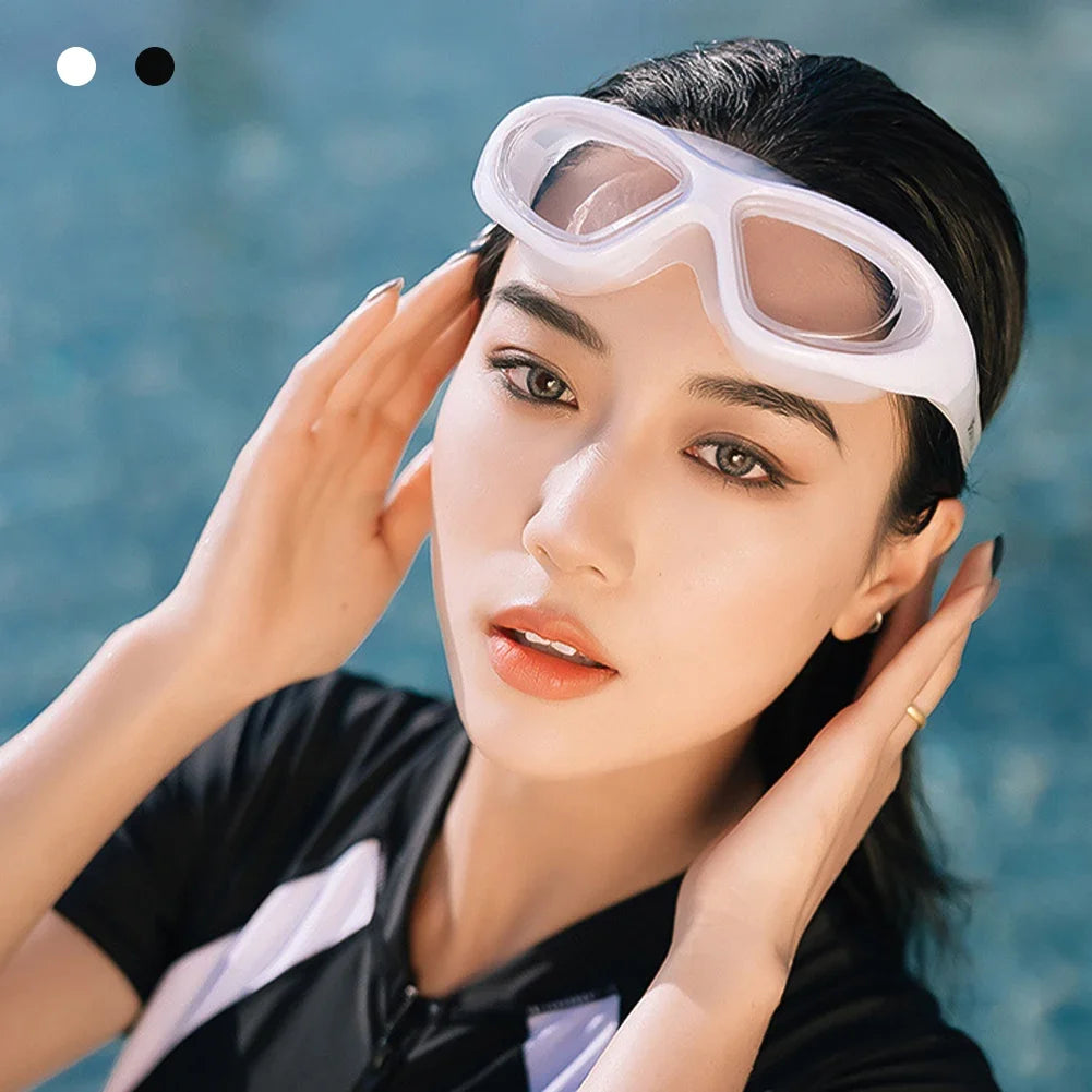 HD Anti Fog Swimming Goggles for Adults Soft Silicone Waterproof Swim Glasses