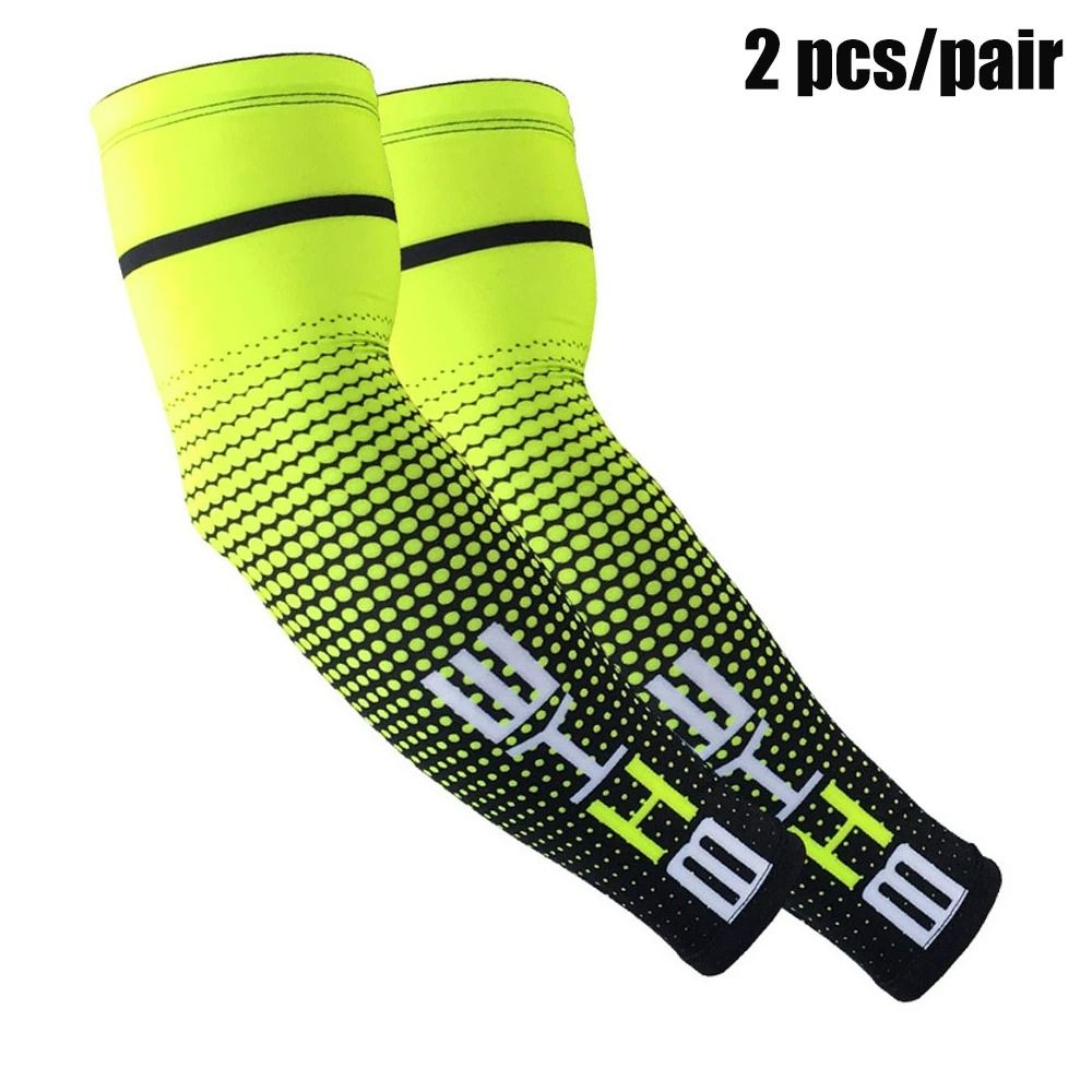Unisex Cooling Sports Arm Sleeves with UV Sun Protection