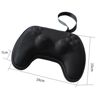 Portable PS5 Controller Case EVA Hard Shell Protective Storage Travel Bag