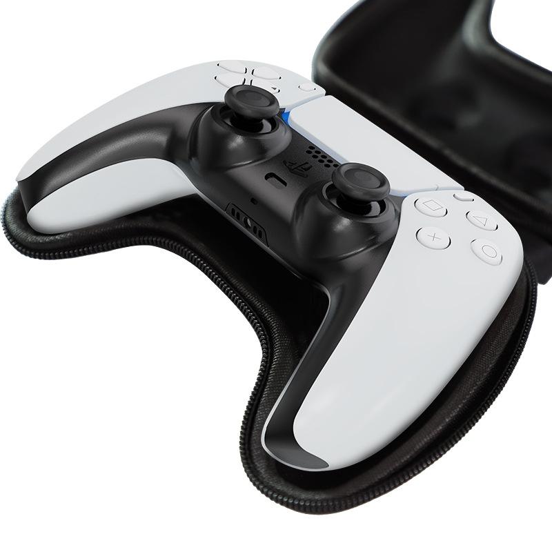 Portable PS5 Controller Case EVA Hard Shell Protective Storage Travel Bag