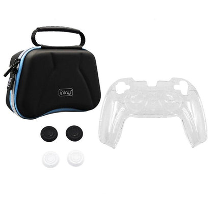 Portable PS5 Controller Case EVA Hard Shell Protective Storage Travel Bag