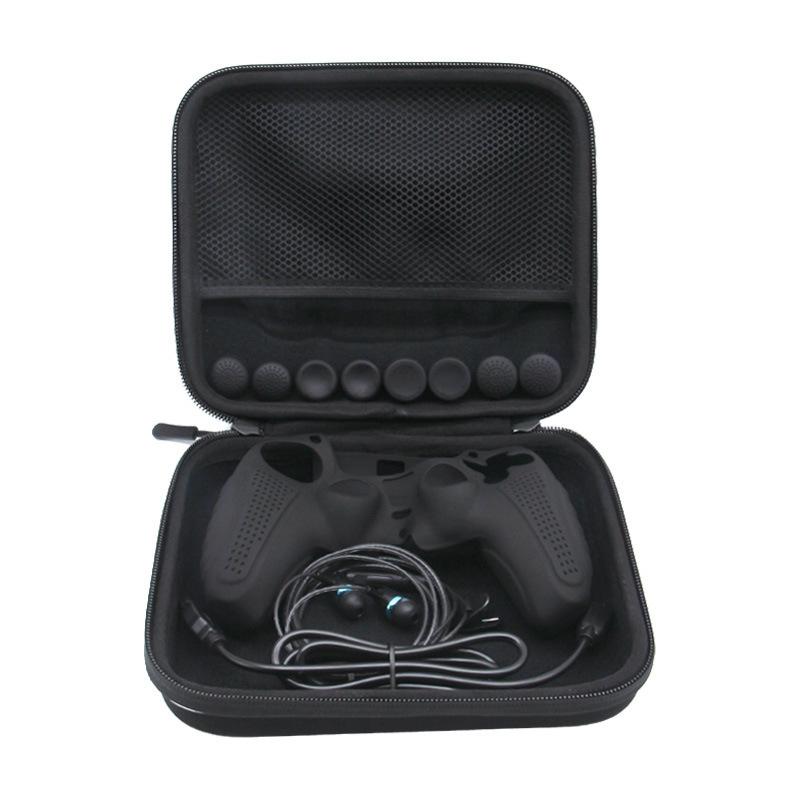 Portable PS5 Controller Case EVA Hard Shell Protective Storage Travel Bag