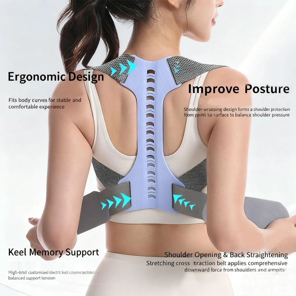 Adjustable Upper Back Posture Corrector for Men and Women