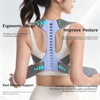 Adjustable Upper Back Posture Corrector for Men and Women