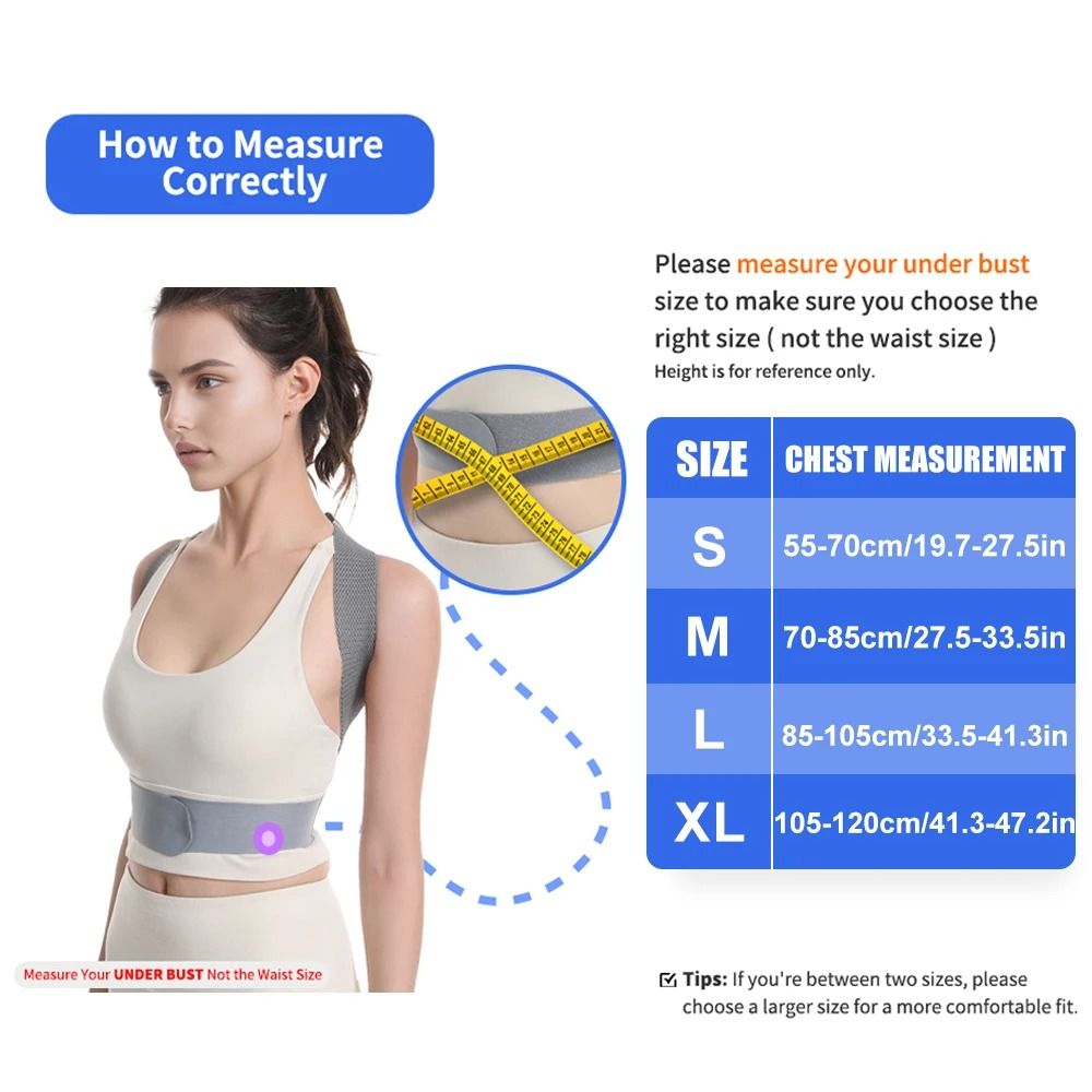 Adjustable Upper Back Posture Corrector for Men and Women