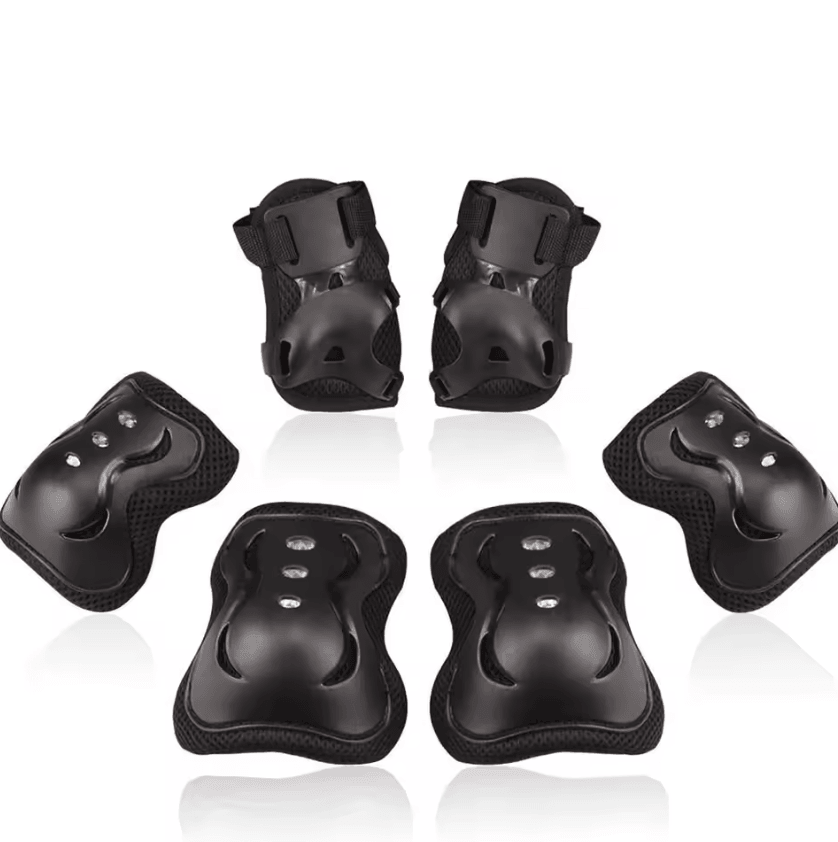 Kids Skating Protective Gear Set with Adjustable Helmet, Kids Knee and Elbow Pads, and Wrist Guards