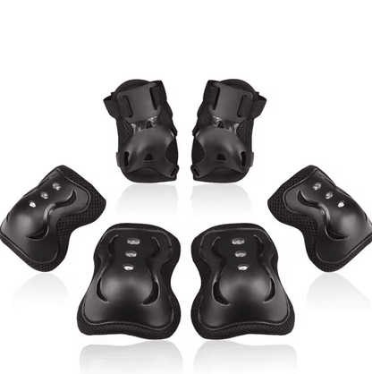 Kids Skating Protective Gear Set with Adjustable Helmet, Kids Knee and Elbow Pads, and Wrist Guards