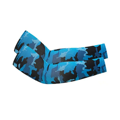 CoolShield Cooling Arm Sleeves UV Protection Sun Sleeves 2 Pairs for Running Cycling Fishing