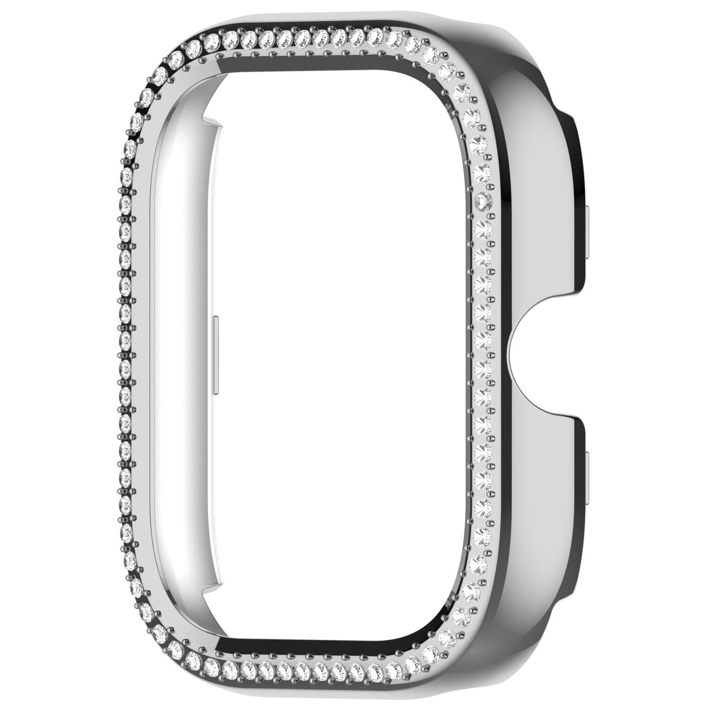 For Redmi Watch 5 Protective Case Single Row Diamond PC Watch Cover Half Coverage Bumper