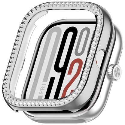 For Redmi Watch 5 Protective Case Single Row Diamond PC Watch Cover Half Coverage Bumper