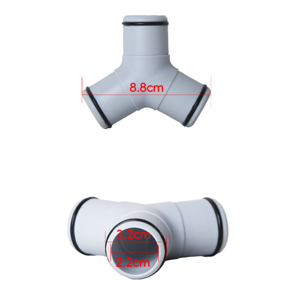 Pool Hose Adapter Way Connector for Intex Pools & Flow Management