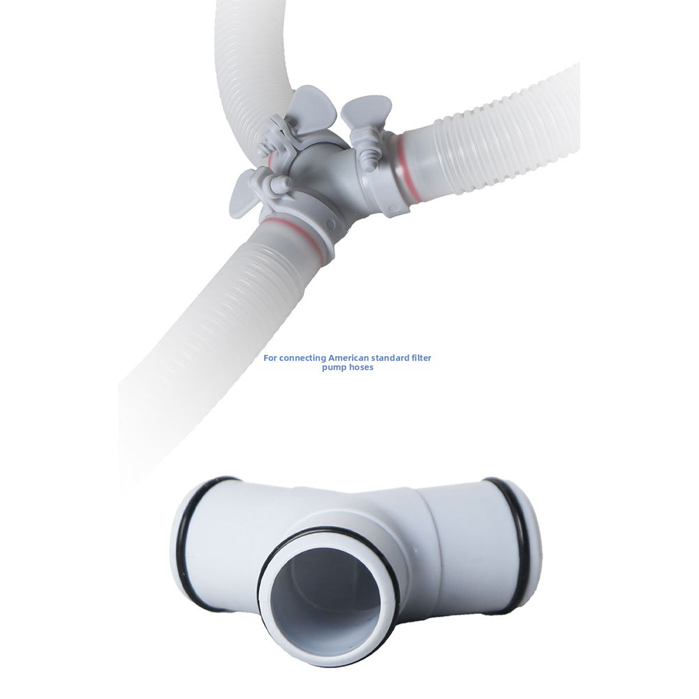 Pool Hose Adapter Way Connector for Intex Pools & Flow Management