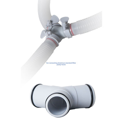 Pool Hose Adapter Way Connector for Intex Pools & Flow Management
