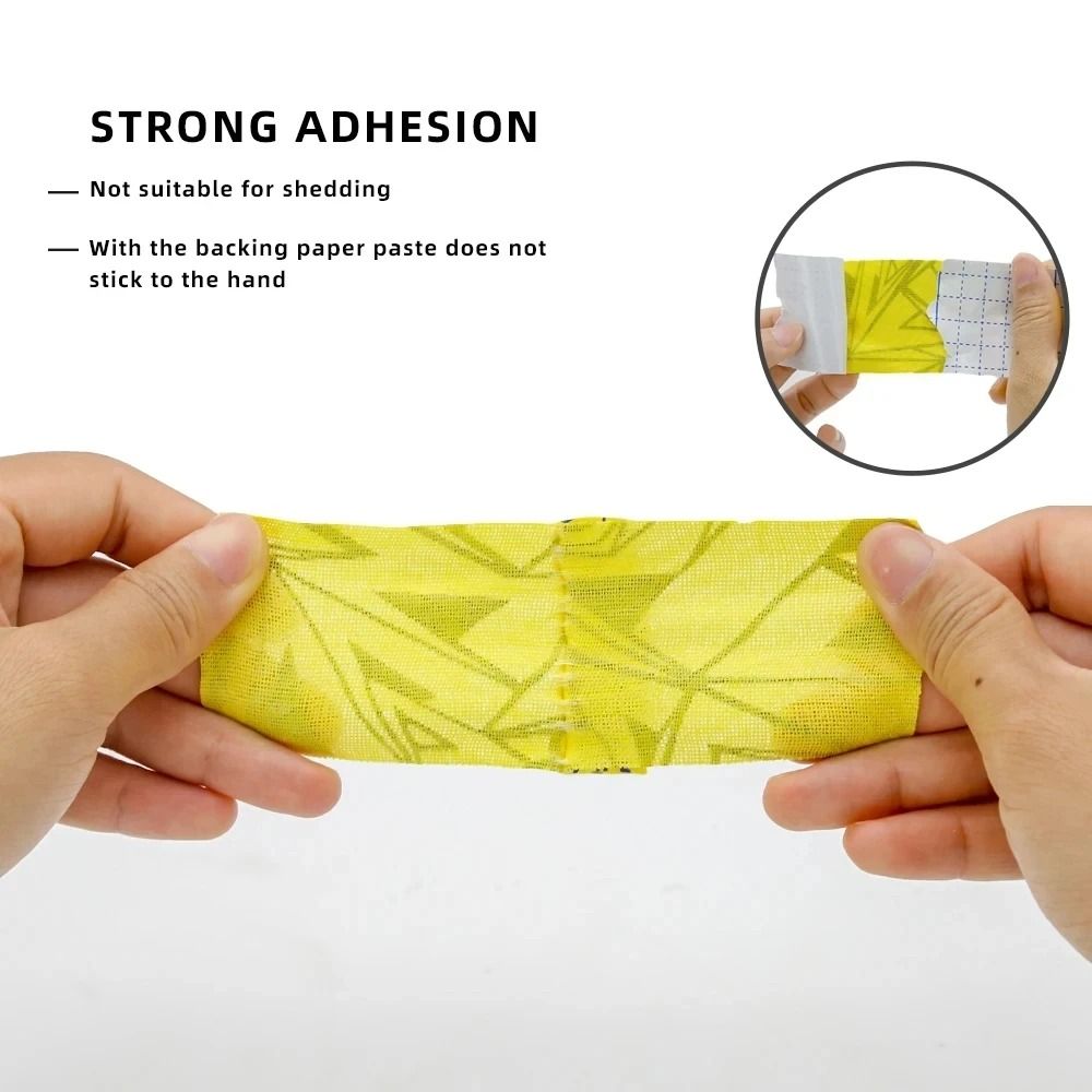 AOLIKES Waterproof Cotton Kinesiology Tape with Sports Prints for Muscle Support and Pain Relief