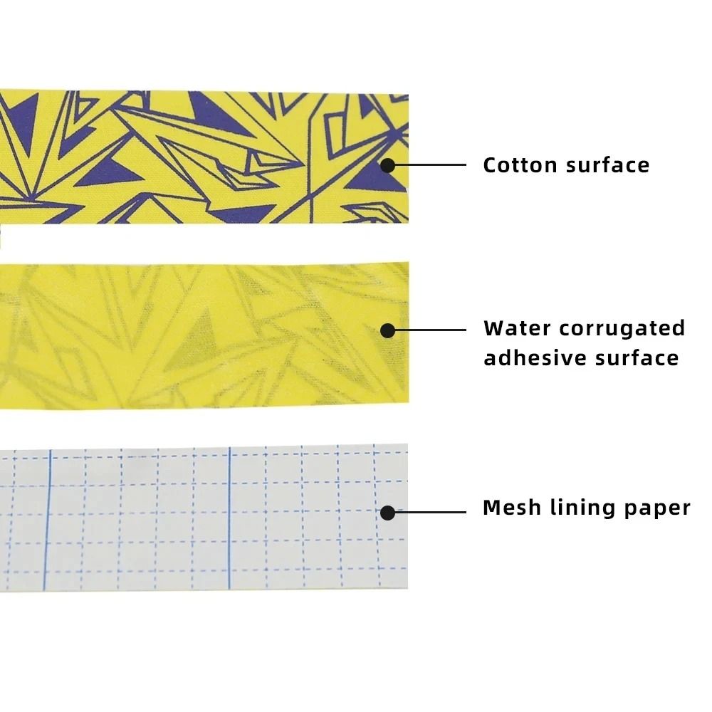 AOLIKES Waterproof Cotton Kinesiology Tape with Sports Prints for Muscle Support and Pain Relief