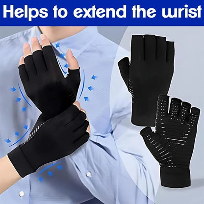 Copper Compression Arthritis Gloves