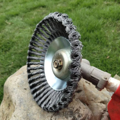 Heavy Duty Steel Wire Trimmer Head for Brush Cutter & Lawn Mower Weed Removal