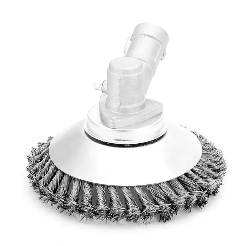 Heavy Duty Steel Wire Trimmer Head for Brush Cutter & Lawn Mower Weed Removal