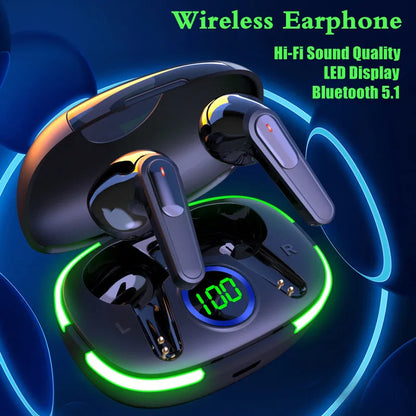 TWS wireless earbuds with Bluetooth Touch Control Sports Headphones