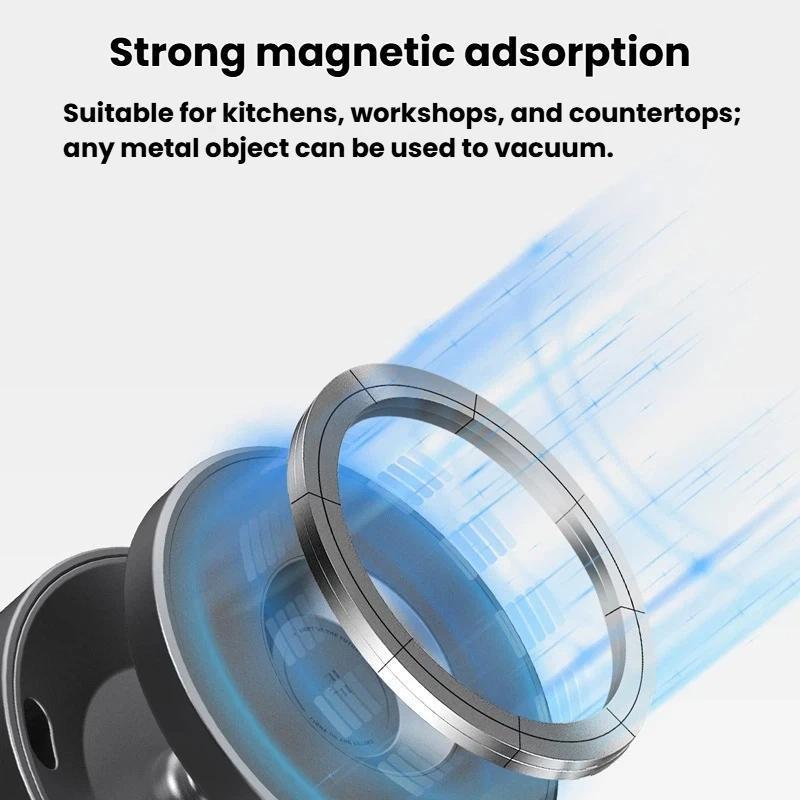 BEN JACK Magnetic Car Reading Light Rechargeable LED Car Interior Light with Stepless Dimming