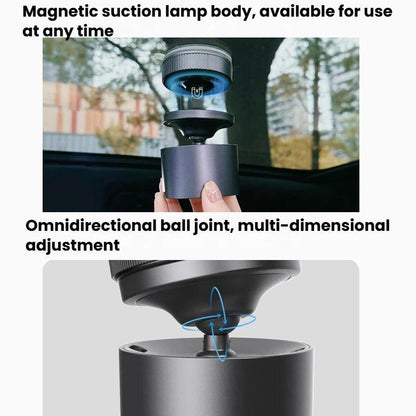 BEN JACK Magnetic Car Reading Light Rechargeable LED Car Interior Light with Stepless Dimming
