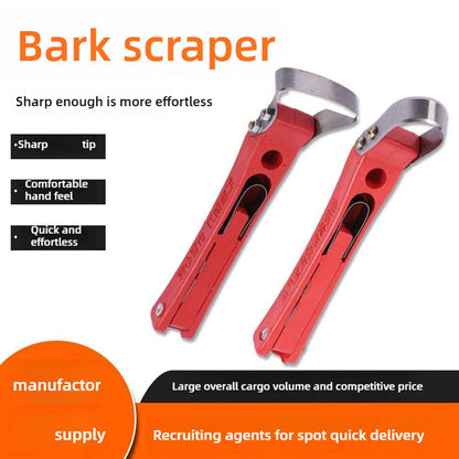 Precision Fruit Tree Grafting Knife & Bark Scraper Tool for Pruning, Ring Cutting & Orchard Care