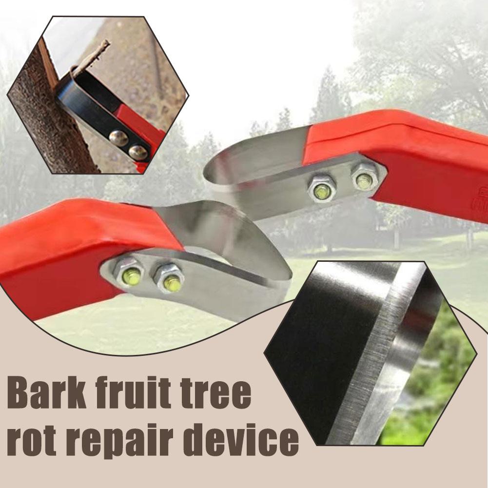 Precision Fruit Tree Grafting Knife & Bark Scraper Tool for Pruning, Ring Cutting & Orchard Care