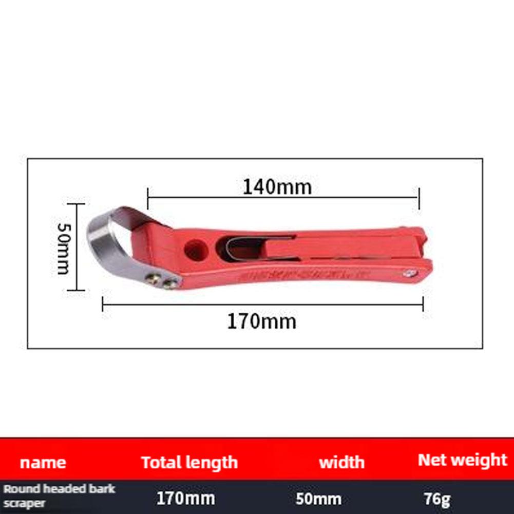 Precision Fruit Tree Grafting Knife & Bark Scraper Tool for Pruning, Ring Cutting & Orchard Care