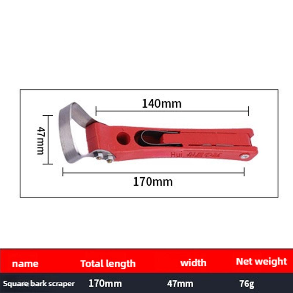 Precision Fruit Tree Grafting Knife & Bark Scraper Tool for Pruning, Ring Cutting & Orchard Care