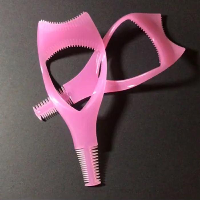 10PCS 3 in 1 Eyelash Comb and Mascara Shield Lash Separator Makeup Tool Set