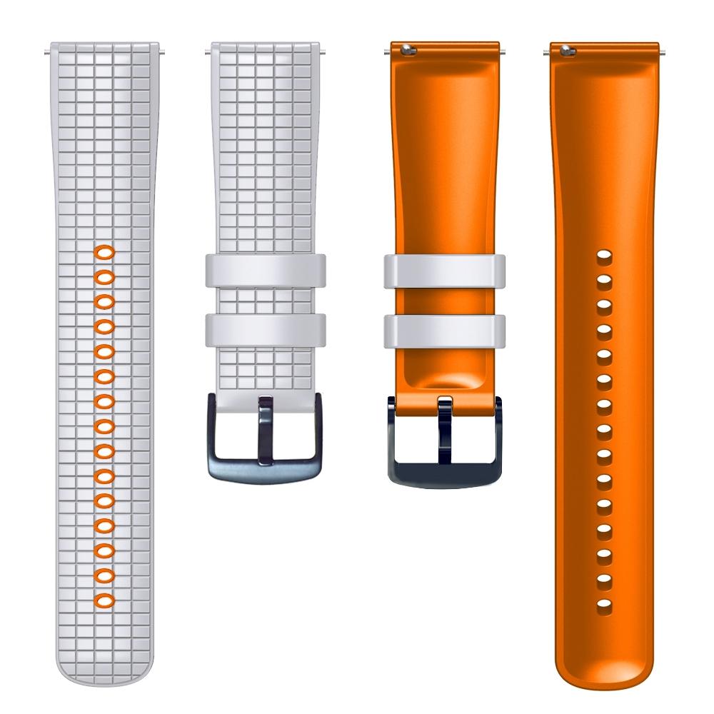 Silicone Watch Band Universal Mesh Two Tone Replacement Sport Watch Strap