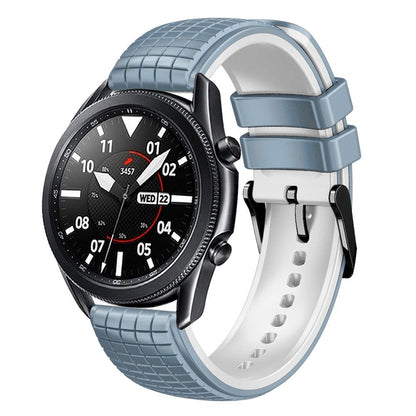 Silicone Watch Band Universal Mesh Two Tone Replacement Sport Watch Strap