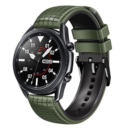Silicone Watch Band Universal Mesh Two Tone Replacement Sport Watch Strap