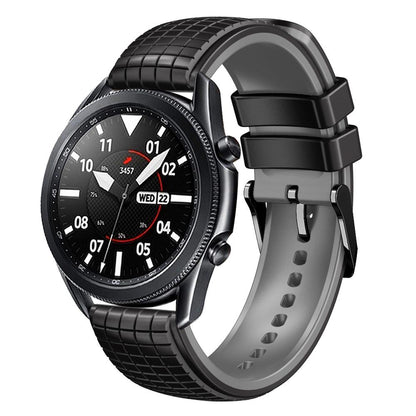 Silicone Watch Band Universal Mesh Two Tone Replacement Sport Watch Strap