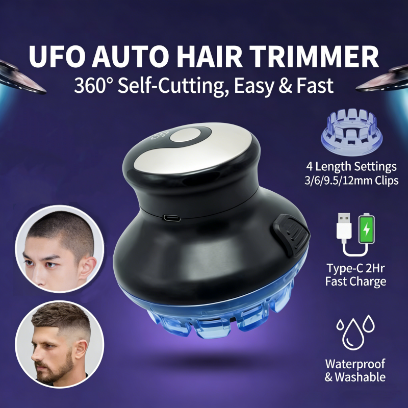 Professional Electric Hair Clipper Cordless Hair Trimmer for Men Self Haircut Home Barber Kit