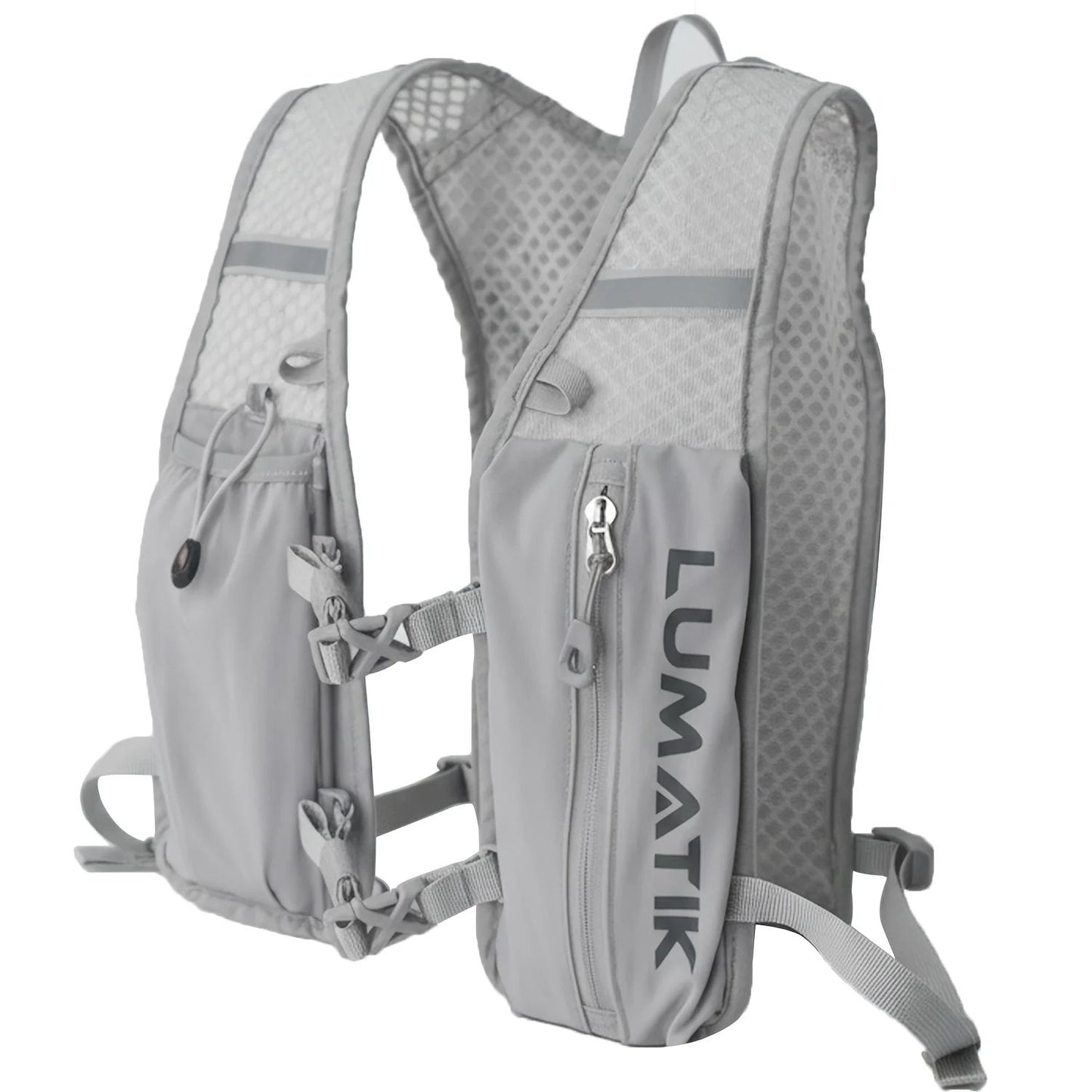 LUMATIK Ultralight Hydration Backpack Trail Running Water Pack for Hiking and Cycling