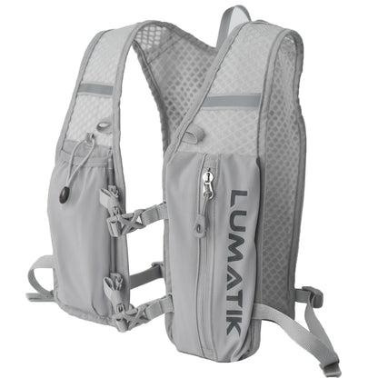 LUMATIK Ultralight Hydration Backpack Trail Running Water Pack for Hiking and Cycling